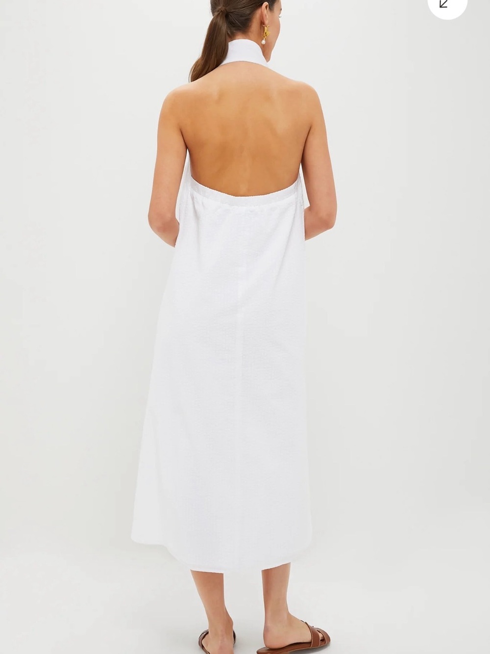 NWT Tuckernuck White Seersucker Jagger Dress - Picture 3 of 6